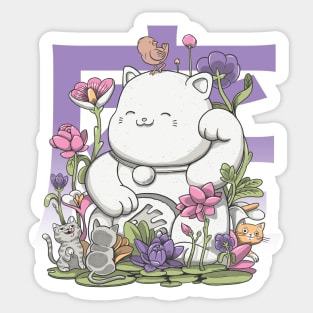 Maneki Garden Sticker